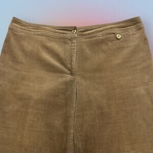 TRIBAL Women’s 12 Brown Corduroy Straight Leg Jeans